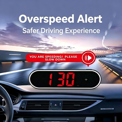 Smart in-car radar detector with voice alerts, head-up display, speed‑measuring radar, and Beidou HUD—specifically designed for automotive warning systems.