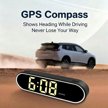 Smart in-car radar detector with voice alerts, head-up display, speed‑measuring radar, and Beidou HUD—specifically designed for automotive warning systems.