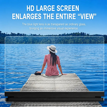 Extra-Large 3D HD Phone Screen Magnifier with Stand | Blue-Light Filter & Eye Protection
